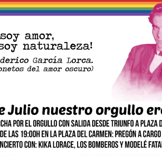 Actividades del Día del Orgullo LGTBI con Sandra Rodríguez