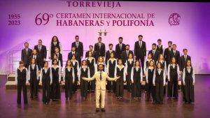 El coro participó el pasado viernes 28 de julio en el Certamen Internacional de Habaneras y Polifonía de Torrevieja