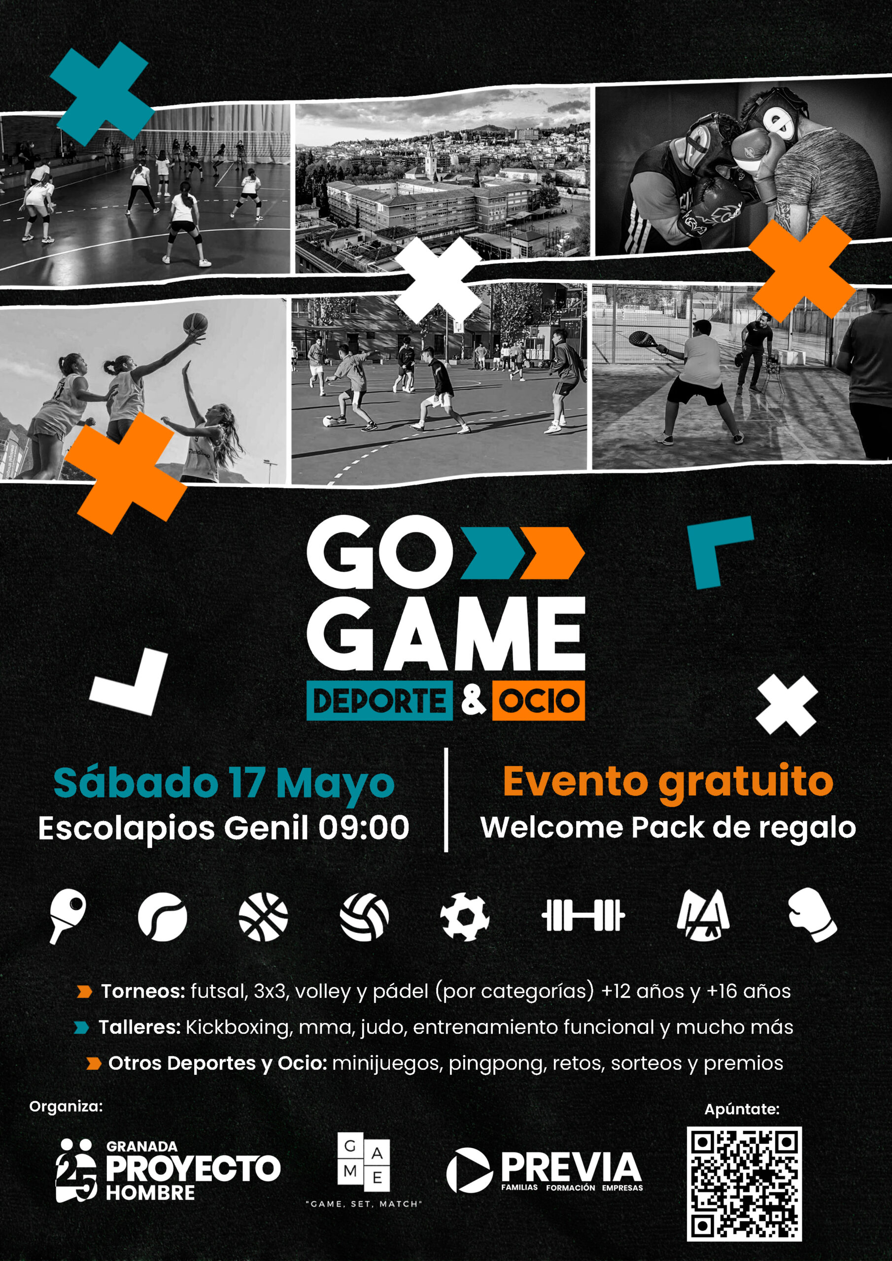 GO-GAME 2025: Deporte, diversión y valores para jóvenes y familias en Granada